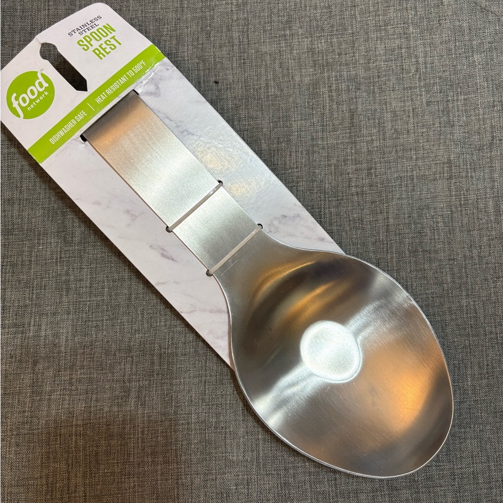 Food Network Stainless Steel Spoon Rest - new in package - Picture 3 of 5